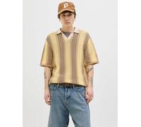 Gestreift Gestricktes Polo S Braun