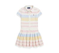 Gestreifte Baumwollstrickjacke und Rock 4 JAHRE Multi