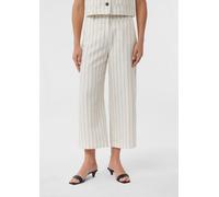 Gestreifte Culotte aus Leinenmix creme 46/REG