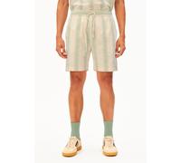 GESTREIFTE SHORTS | 100% Bio-Baumwolle - türkis (38)