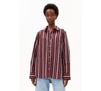 GESTREIFTE WEITE BLUSE | 100% Bio-Baumwolle - mehrfarbig (L)