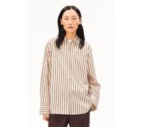 GESTREIFTE WEITE BLUSE |100% Bio-Baumwolle - mehrfarbig (L)