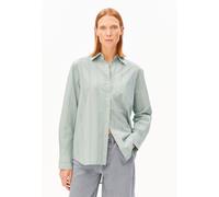 GESTREIFTE WEITE POPLIN BLUSE | 100% Bio-Baumwolle - mehrfarbig (S)