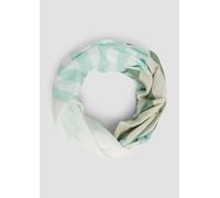 Gestreifter Loop-Schal aus Baumwolle ONESIZE grün 2161543.65G6.ONESIZE