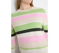 Strickpullover CECIL, Damen, Gr. L (42), bunt (bamboo grün), Web, 100% Baumwolle, normal normal, Rundhals, Rippbündchen, Pullover Strickpullover, aus reiner Baumwolle (53920558-L) bamboo grün