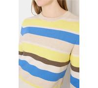Strickpullover CECIL, Damen, Gr. XL (44), bunt (iced gelb), Web, 100% Baumwolle, normal normal, Rundhals, Rippbündchen, Pullover Strickpullover, aus reiner Baumwolle (74712364-XL) iced gelb