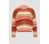 Gestreifter Pullover im Relaxed Fit 46 rot 2154176.33X0.46