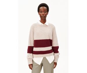 GESTREIFTER RIPP-STRICKPULLOVER | Bio-Woll Mix - mehrfarbig (XL)