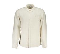 North Sails Gestreiftes Bio-Baumwollhemd mit Logo und franzö - Größe: S