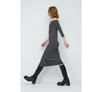 Gestreiftes Bodycon-Kleid aus Stretchstoff M