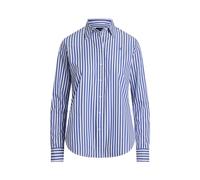 Gestreiftes Classic-Fit Baumwollhemd XS Blue