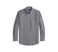 Gestreiftes Custom-Fit Hemd aus Popeline L Blue