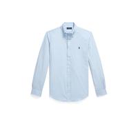 Gestreiftes Custom-Fit Hemd aus Popeline XS Blue