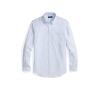 Gestreiftes Custom-Fit Leinenhemd XL Blue
