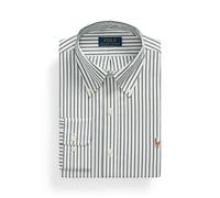 Gestreiftes Custom-Fit Oxfordhemd EU 42 Multi