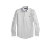 Gestreiftes Custom-Fit Oxfordhemd S Grey