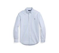 Gestreiftes Custom-Fit Oxfordhemd XL Blue