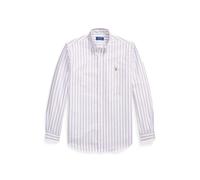 Polo Ralph Lauren Custom Fit Striped Oxford Shirt Purple Lila XS