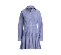 Gestreiftes Hemdkleid im Bahnen-Design 36 Blue