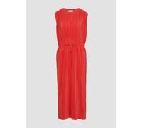 Gestreiftes Kleid im Relaxed Fit mit überschnittenen Schultern 40 rot 2164199.3090.40