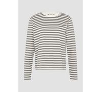 Gestreiftes Langarmshirt aus Baumwolljersey 40 braun 2157922.85G1.40