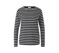 Gestreiftes Langarmshirt aus Jersey 34 schwarz 2121699.99G2.34