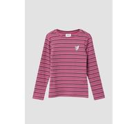 Gestreiftes Longsleeve im Slim Fit mit Glitzergarn 92/98 pink|mehrfarbig 2169448.44G1.92_98
