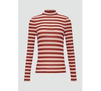 Gestreiftes Longsleeve im Slim Fit XS pink|rot