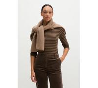 Gestreiftes Longsleeve regular braun S