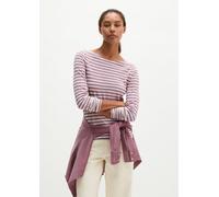 Gestreiftes Longsleeve regular rosa S