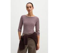 Gestreiftes Longsleeve regular rosa XL