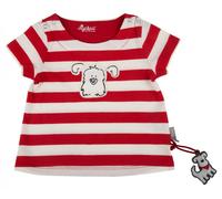 Gestreiftes Mädchen T-Shirt rot