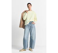 Gestreiftes Oversize-Sweatshirt XL urban lime