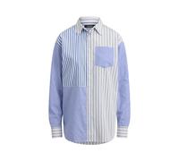 Gestreiftes Relaxed-Fit Baumwollhemd 36 Blue