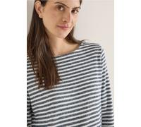 Cecil Damen Shirt gestreift Blau Größe XL