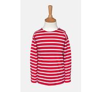 Gestreiftes Shirt - Kinder - rot/weissgestreift rot 164