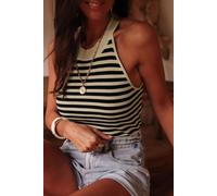 Gestreiftes Strick-Top S