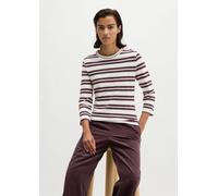 Gestreiftes T-Shirt regular beige XXL