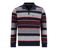 Gestreiftes Troyersweatshirt in stay fresh-Qualität