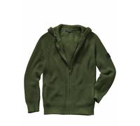 Gestrickte Kapuzenjacke Mey & Edlich Grün 48 Herren