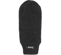 Gestrickter Fäustling Thinsulate für Damen + Herren dunkelgrau, L