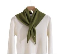 Gestricktes Dreieckstuch aus Wollmischung für Damen, warmer Schal | Soft Wool Blend Knit, Lightweight Warmth, für versatile Wrap For Autumn Winter, Elegant Drape Fit