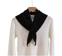 Gestricktes Dreieckstuch aus Wollmischung für Damen, warmer Schal | Soft Wool Blend Knit, Lightweight Warmth, für versatile Wrap For Autumn Winter, Elegant Drape Fit