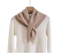Gestricktes Dreieckstuch aus Wollmischung für Damen, warmer Schal | Soft Wool Blend Knit, Lightweight Warmth, für versatile Wrap For Autumn Winter, Elegant Drape Fit
