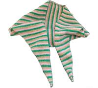 Gestricktes Dreieckstuch Damen Winter Warm für retro Schal Umhang,125cm | Soft Knit Fabric, für versatile Shawl Wrap, 125cm One-size-fits-all, Vintage Striped Design For Winter Outfits