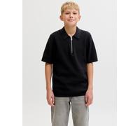 Gestricktes Polo Boys 140 Schwarz