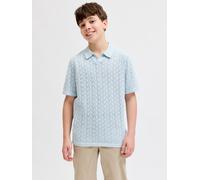Gestricktes Polo Boys 152 Blau