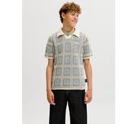 Gestricktes Polo Boys 164 Blau