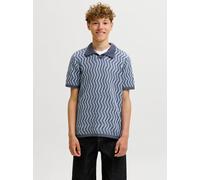 Gestricktes Polo Boys 164 Blau