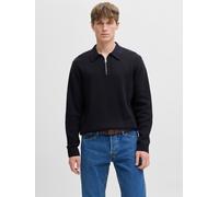 JACK&JONES - JPRBLAMILANO STITCH KNIT ZIP POLO SN night sky - Gr. - L